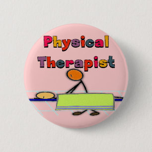 Körperlicher Therapeut-Geschenke Button
