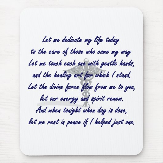 Körperlicher Therapeut-Mausunterlage Mousepad (Vorne)