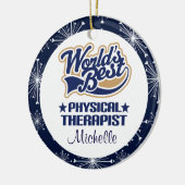 Körperlicher Therapeut-personalisierte Keramikornament (Links)