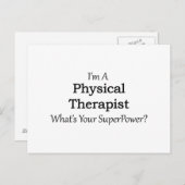 Körperlicher Therapeut Postkarte (Vorne/Hinten)