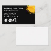 Körperlicher Therapeut-Rehabilitation Visitenkarte (Vorne/Hinten)