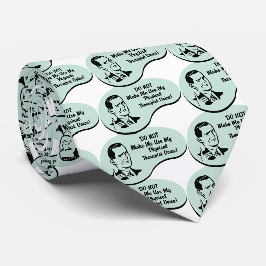 Körperlicher Therapeut-Stimme Krawatte (Gerollt)