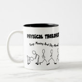Körperlicher Therapeut-T - Shirts und Geschenke Zweifarbige Tasse (Links)