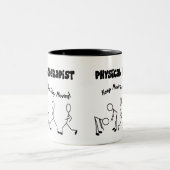 Körperlicher Therapeut-T - Shirts und Geschenke Zweifarbige Tasse (Mittel)
