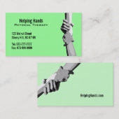 Körperlicher Therapeut-Visitenkarten Visitenkarte (Vorne/Hinten)