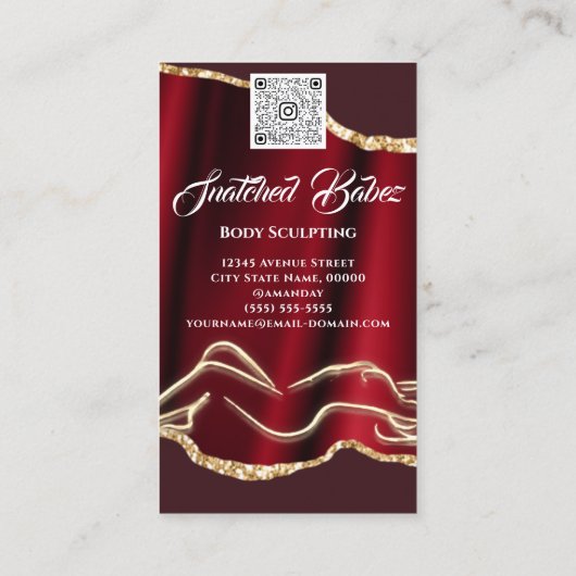 Körpermassage Bildhauerei Logo Gold WELLNESS-CENTE Visitenkarte (Rückseite)