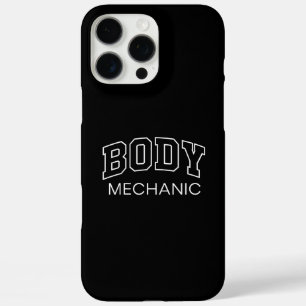 Körpermechaniker Lustige Athletik-Buchstaben Fitne iPhone 16 Pro Max Hülle