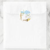 Körpermeinungen Runder Aufkleber (Tasche)