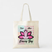 KÖRPERMIND SPIRIT YOGA Mama Lebensmittelgeschäft Tragetasche (Rückseite)