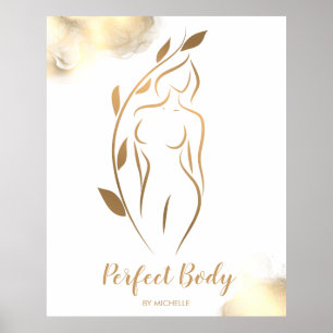Körpermodellierung Wellness Kosmetik Schönheitspfl Poster
