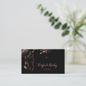 Körpermodellierung Wellness Kosmetik Schönheitspfl Visitenkarte (Stehend Vorderseite)