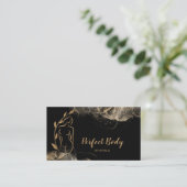 Körpermodellierung Wellness Kosmetik Schönheitspfl Visitenkarte (Stehend Vorderseite)