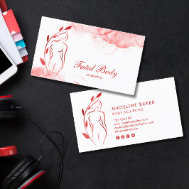 Körpermodellierung Wellness Kosmetik Schönheitspfl Visitenkarte