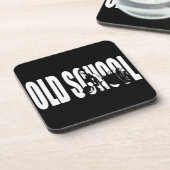 Körpermotivation - Gebäude der alten Schule Untersetzer (Linke Seite)