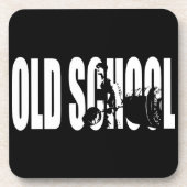 Körpermotivation - Gebäude der alten Schule Untersetzer (Vorderseite)