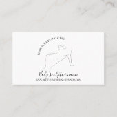 Körperpflegefrau Visitenkarte (Vorderseite)