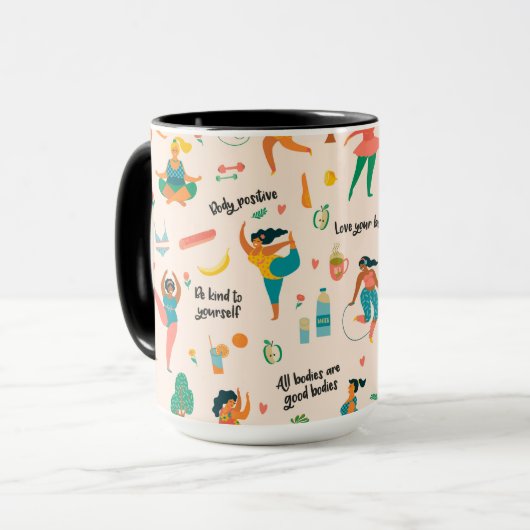 Körperpositionelle Tasse (Vorderseite Links)