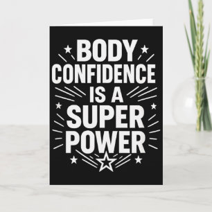 Körperselbstvertrauen Motivationstext Karte
