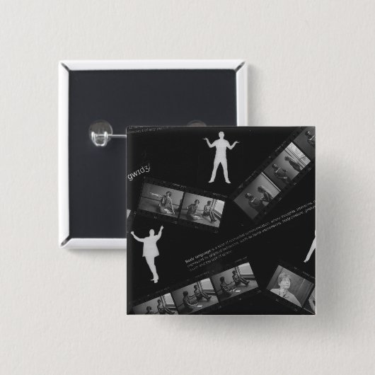 Körpersprache-Fotogramm Button (Vorne & Hinten)