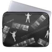 Körpersprache-Fotogramm Laptopschutzhülle (Vorderseite)