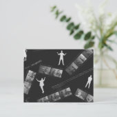 Körpersprache-Fotogramm Postkarte (Stehend Vorderseite)