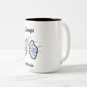 Körperteile -- Menschliche Lungen Zweifarbige Tasse (VorderseiteRechts)