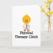 Körpertherapie Kick Grußkarte Karte (Gelbe Blume)