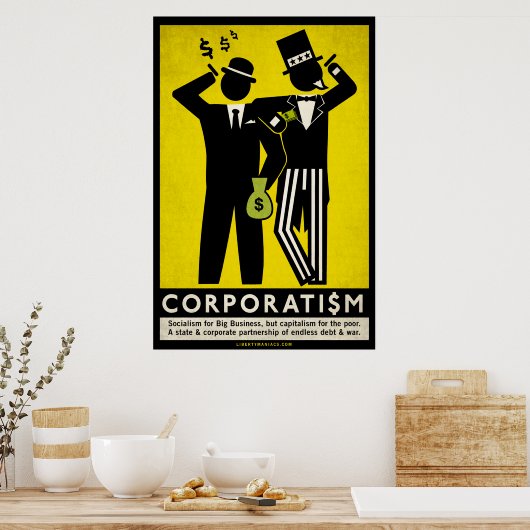 Korporatismus Poster (Küche)