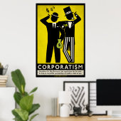 Korporatismus Poster (Heimbüro)