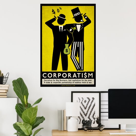 Korporatismus Poster (Heimbüro)