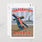 Korporatismus Postkarte (Vorne/Hinten)