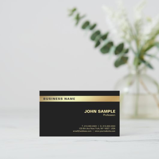 Korporatives modernes stilvolles berufliches visitenkarte (Stehend Vorderseite)