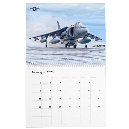 KORPS-LUFTFAHRT - JETS-KALENDER KALENDER (Feb 2026)