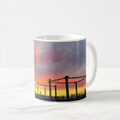 Korralschlund bei Sonnenuntergang Tasse (VorderseiteRechts)