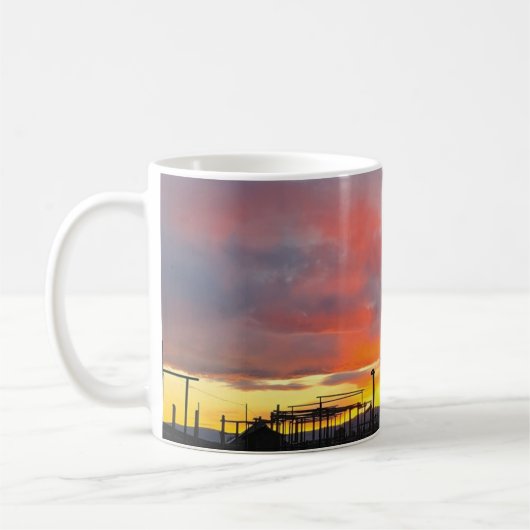Korralschlund bei Sonnenuntergang Tasse (Links)