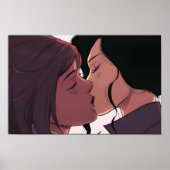 Korrasami Kiss | Korra und Asami Sato | Poster (Vorne)