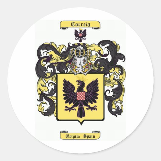 Korreia Runder Aufkleber (Vorderseite)
