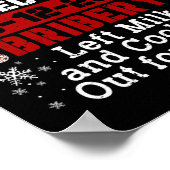 Korrekte Bestechung am Nordpol Verlassen Milchkeks Poster (Ecke)