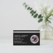 Korrektionsreferent - Benutzerdefiniertes Logo für Visitenkarte (Stehend Vorderseite)