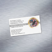 Korrektionsreferent Logo für das Abzeichen Gefängn Magnetische Visitenkarte (Beispiel)