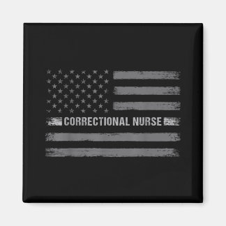 Korrektive Krankenversicherung - US-Flagge Vintage Magnet