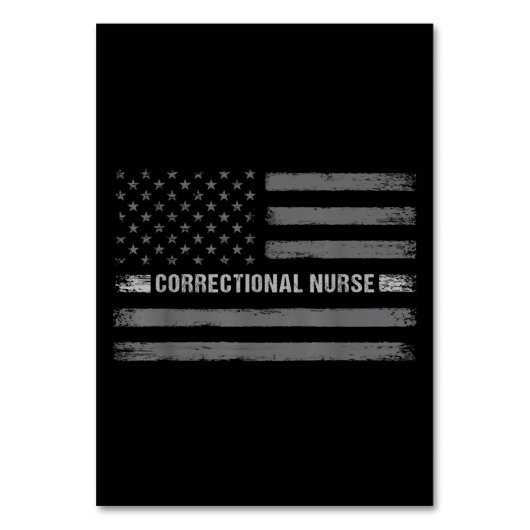 Korrektive Krankenversicherung - US-Flagge Vintage Tischnummer (Vorderseite)