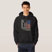 Korrektor American Flag Thin Silver Lin Hoodie (Vorne ganz)