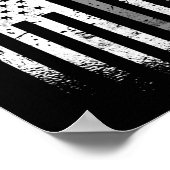 Korrektor, American Flag Thin Silver Poster (Ecke)