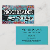 Korrektor für die Vermietung von Visitenkarten - B Visitenkarte (Vorne/Hinten)