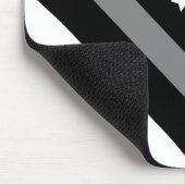 Korrektor Schwarz-Grau-Flag-Maus-Pad Mousepad (Ecke)