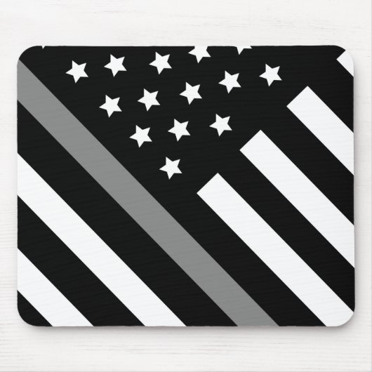 Korrektor Schwarz-Grau-Flag-Maus-Pad Mousepad (Vorne)