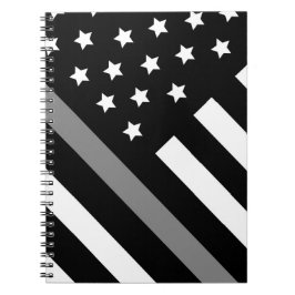 Korrektor Schwarz-Grau-Flag-Notebook Notizblock