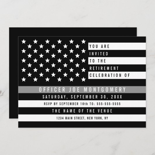 Korrektur der Rechtschreibweise der amerikanischen Einladung (Vorne/Hinten)