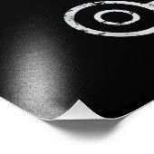 Korrektur der US-Fahne "Nurse Thin Gray Line Heart Fotodruck (Ecke)